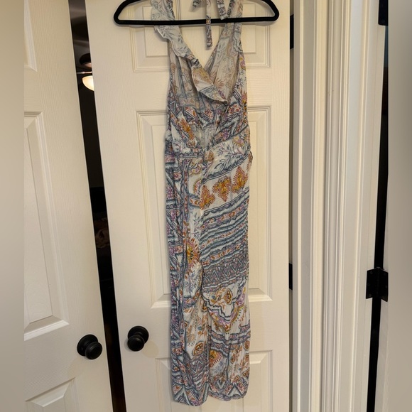 Olivaceous Halter Jumpsuit Floral Size M - Picture 4 of 6